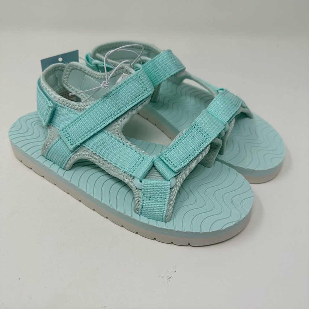 Cat & Jack Emery green strap youth girls sandals